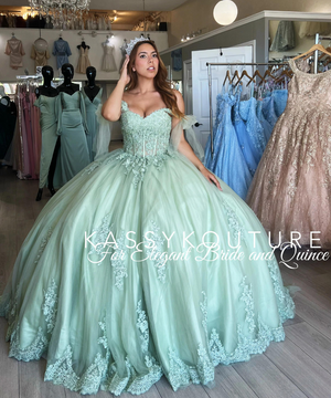 Elegant bride top and quinceanera