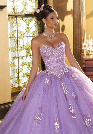 Sparkling Appliquéd Quinceañera Dress
