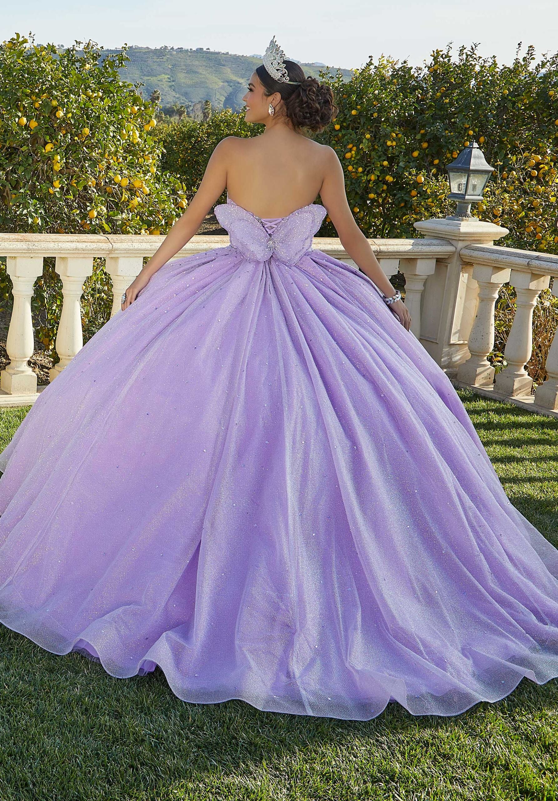 Lilac Quinceanera Dresses With Butterflies Butterfly Quinceañera
