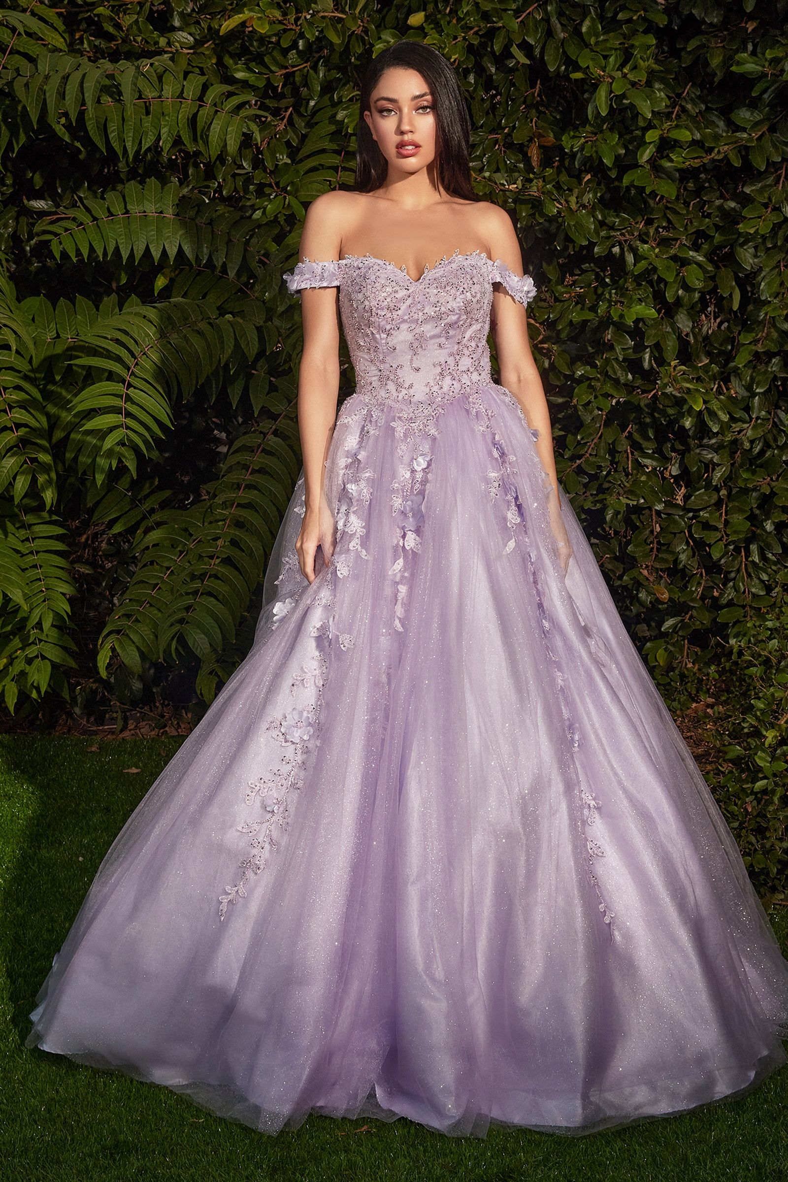 Gown Pale Lavender Dress Modern Aesthetic Fairytale Dress CD0185 Elegant Bride And Quinceanera Gown Pale Lavender Dress Modern Aesthetic Fairytale Dress CD0185 Elegant Bride And Quinceanera