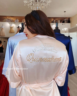 Jeweled Quince Robe